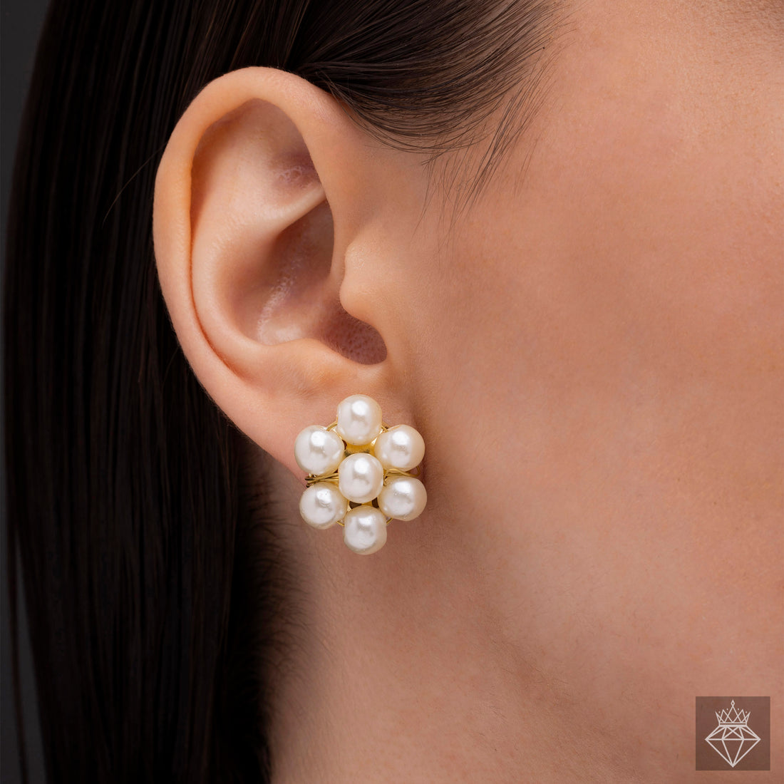 Multilayer Pearl Necklace Set With Earrings✨ White