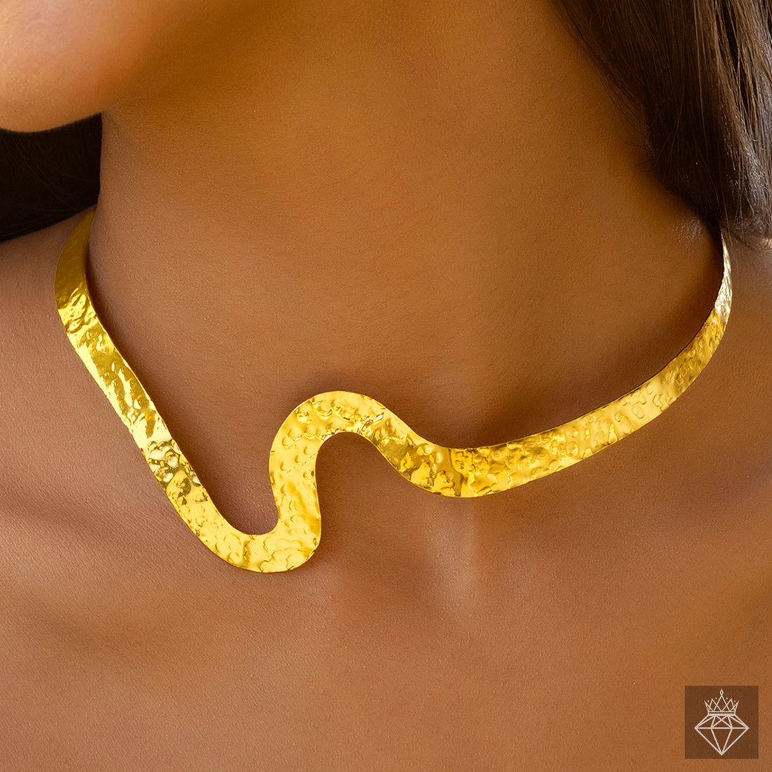 Anti-Tarnish Wavy Necklace✨