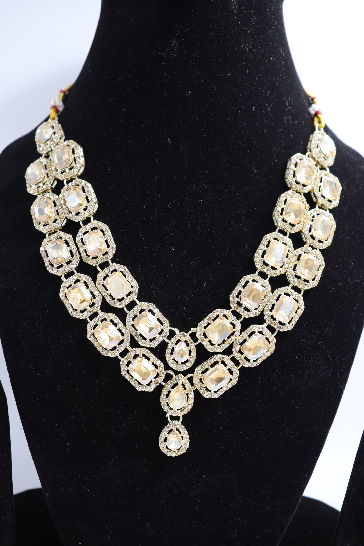 stone studded necklace set