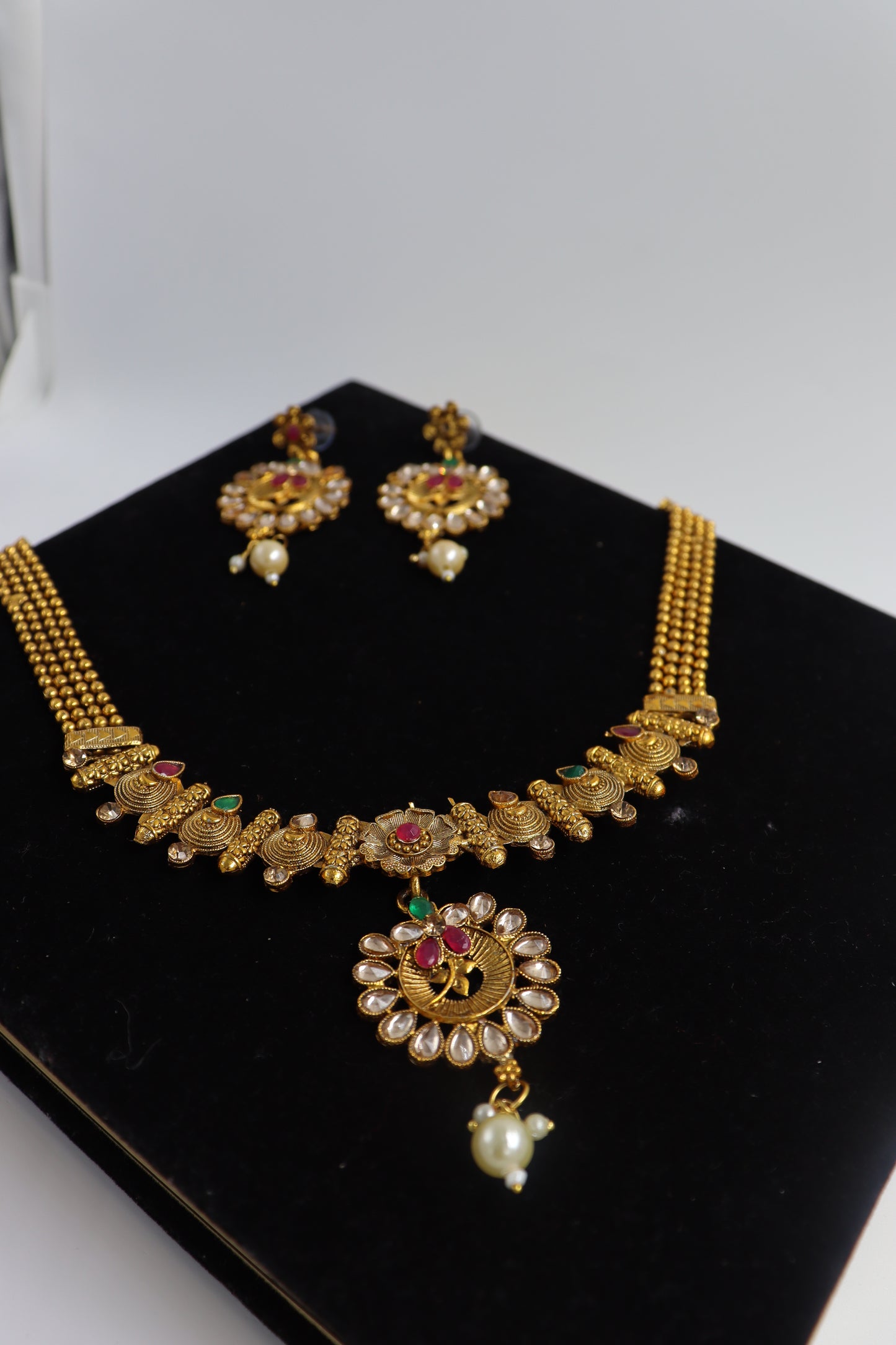 gold plated jewlry set