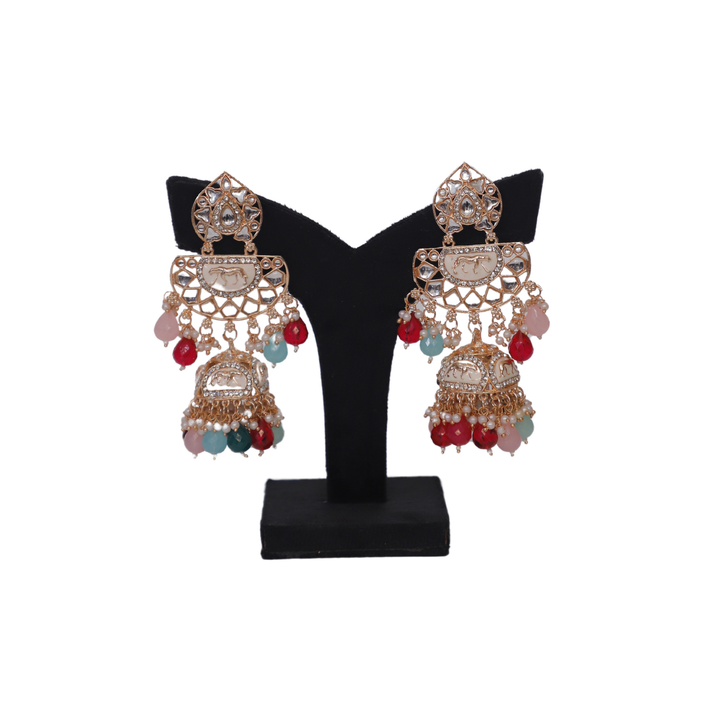 Meenakari Jhumka