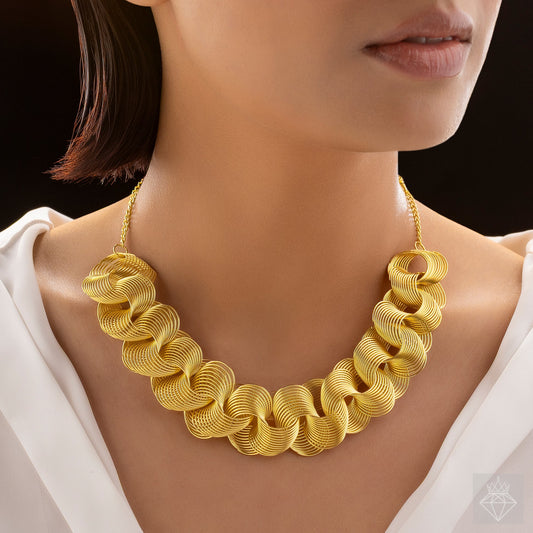 Anti-Tarnish Golden Spring Necklace✨
