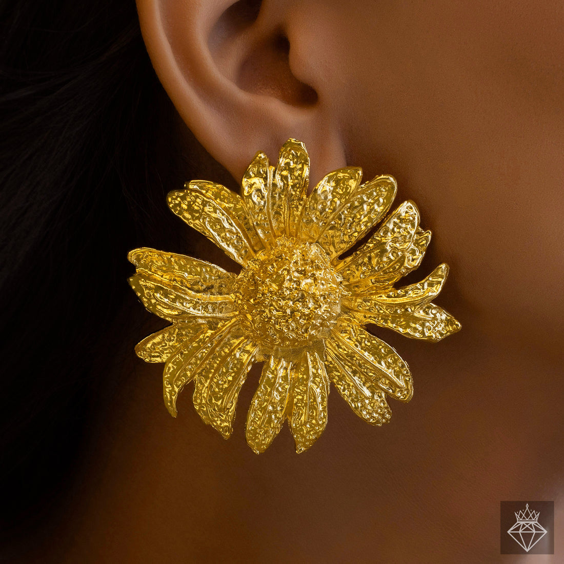 Anti-Tarnish Sunflower Earrings✨