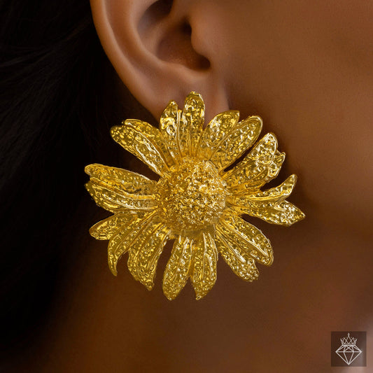Anti-Tarnish Sunflower Earrings✨