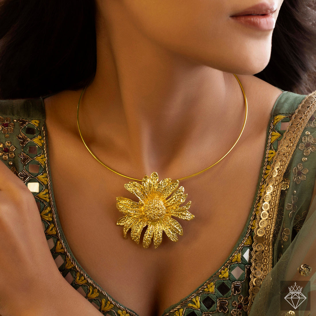 Anti-Tarnish Sunflower Necklace✨
