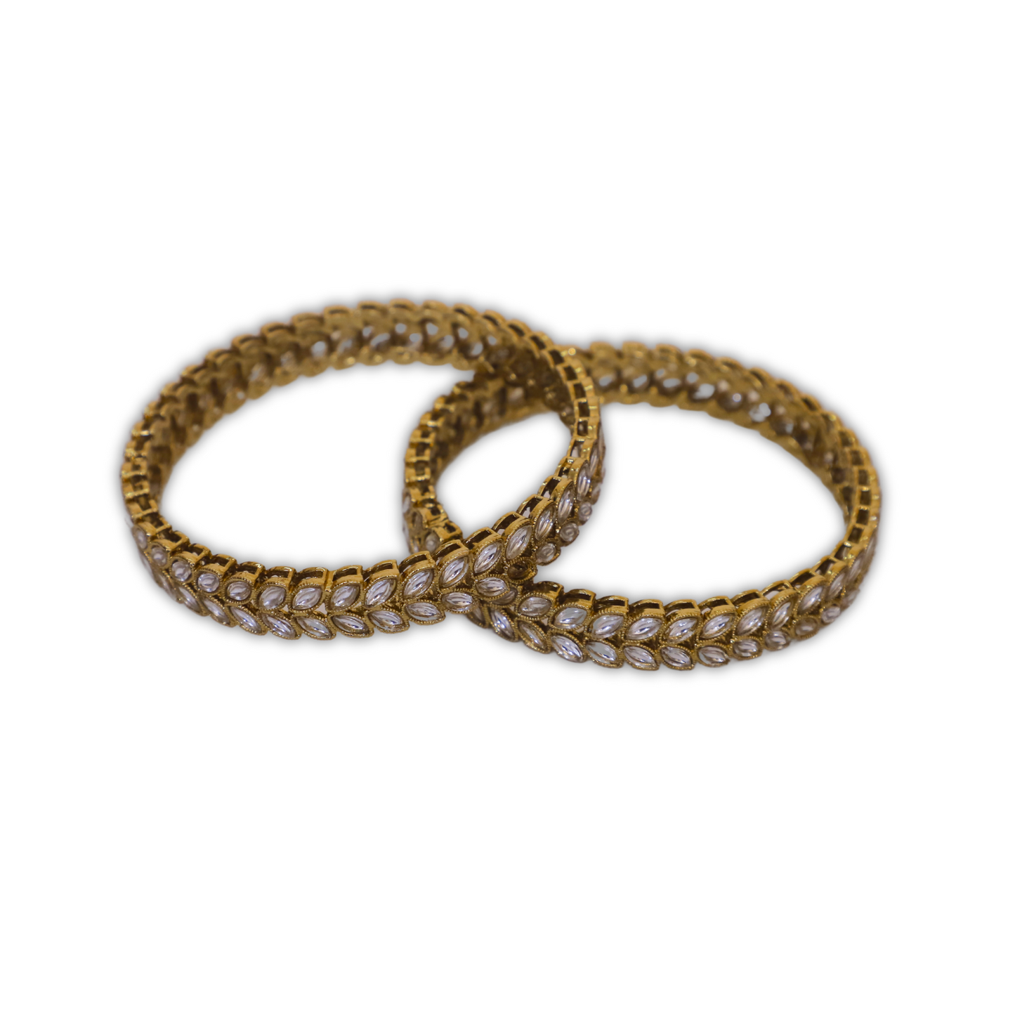 Golden Plated Bangles Pair