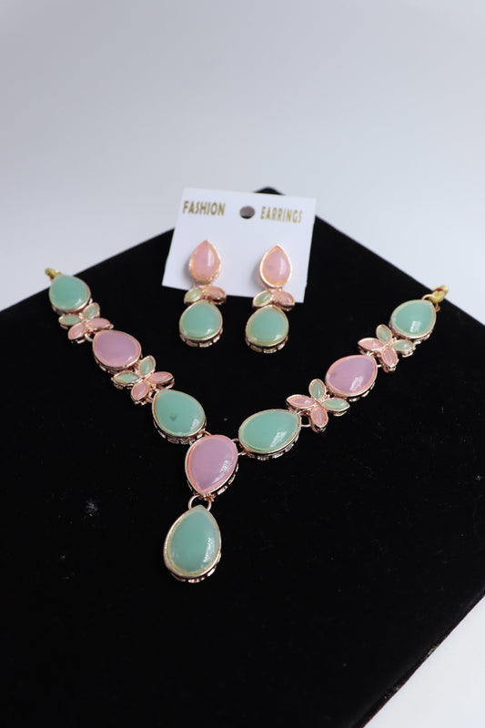 multicolor necklace set